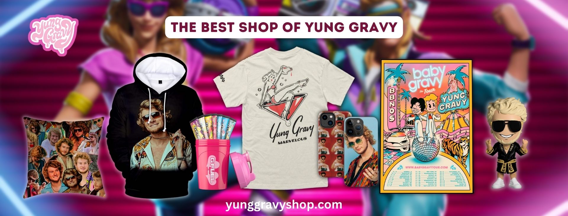 Yung Gravy merch Banner - Yung Gravy Shop